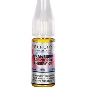ElfLiq Strawberry Raspberry Cherry Ice Nic Salt